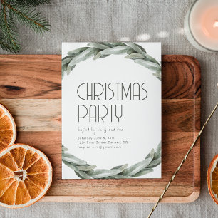 Plantilla de invitación del partido de Navidades d