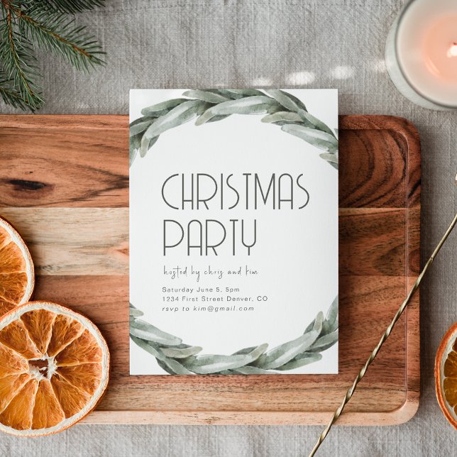 Plantilla de invitación del partido de Navidades d (Subido por el creador)