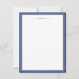Plantilla de invitación elegante de color azul mar