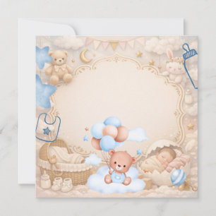 Plantilla de invitación elegante para celebración 