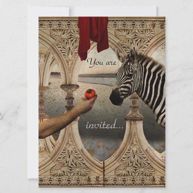 Plantilla de invitación Masquerade/ mardi-gras (Anverso)