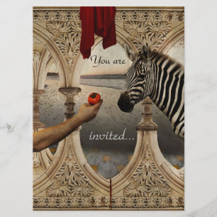 Plantilla de invitación Masquerade/ mardi-gras