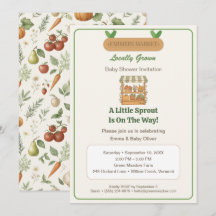 Plantilla de Invitación para Baby Shower de Produc