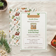 Plantilla de Invitación para Baby Shower de Produc