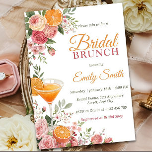 Plantilla de Invitación para Brunch Nupcial con Ci