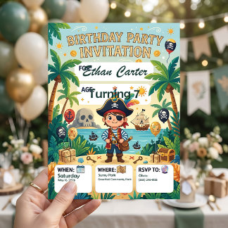 Plantilla de Invitación para Celebración de Cumple