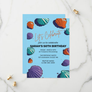 Plantilla de invitación para celebrar, sorpresa ed