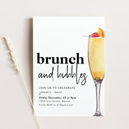 Plantilla de invitación para fiesta de Brunch y Bu