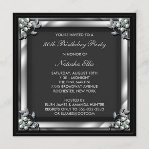 Plantilla de invitación para fiesta de cumpleaños 