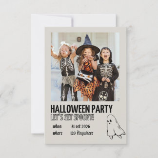 Plantilla de invitación para fiesta de Halloween d