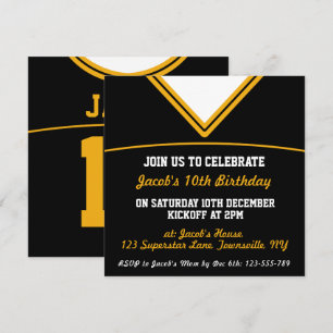 Plantilla de invitación para fiesta temática de Je