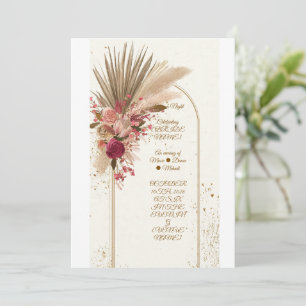 Plantilla de Invitación para Noche de Mehndi con H