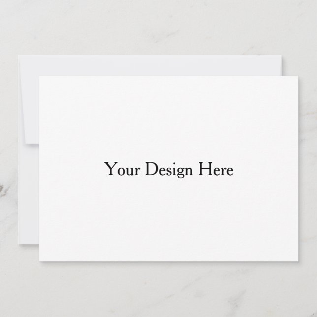 Plantilla de invitación personalizable plana 5x7 (Anverso)