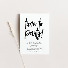 Plantilla de invitación por cumpleaños para Fiesta