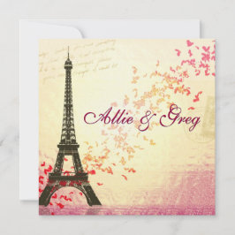 Plantilla de invitación sencilla y elegante de tem