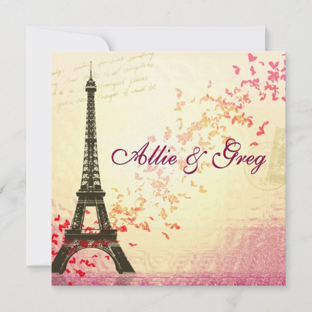 Plantilla de invitación sencilla y elegante de tem (Anverso)