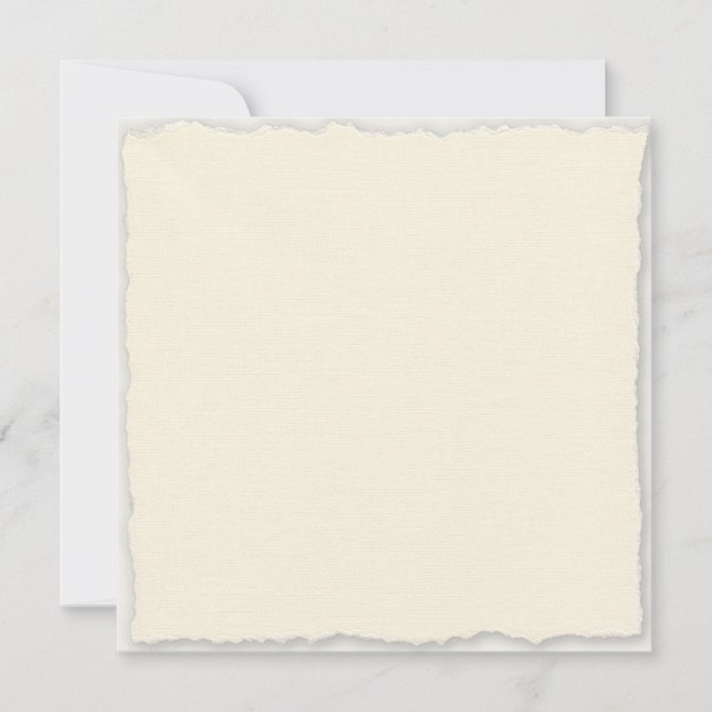 Plantilla de invitación simple en forma de borde d (Anverso)