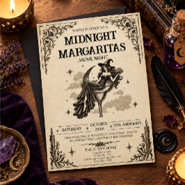 Plantilla de invitación vintage de Halloween