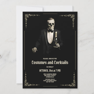 Plantilla de Invitación Vintage de Halloween