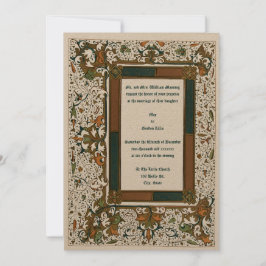 Plantilla de invitaciones a bodas con iluminación