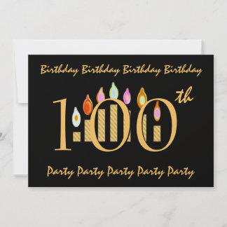 Plantilla de invitaciones a fiestas de cumpleaños 