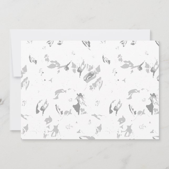 Plantilla de invitaciones a la ducha de novia eleg (Anverso)