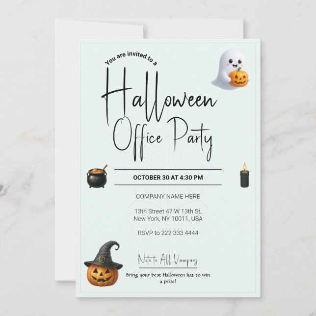 Plantilla de Invitaciones e Invitaciones de Office (Anverso)