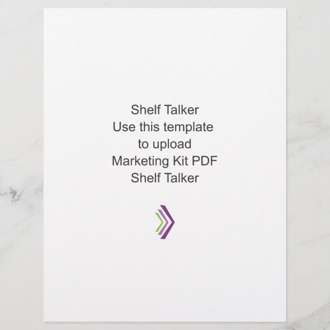 Plantilla de kit de marketing de Shelter Talker (Anverso)