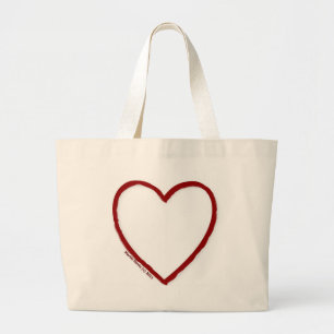 Plantilla de la bolsa de amor y odio