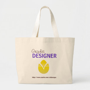 Plantilla de la bolsa de asas del diseñador