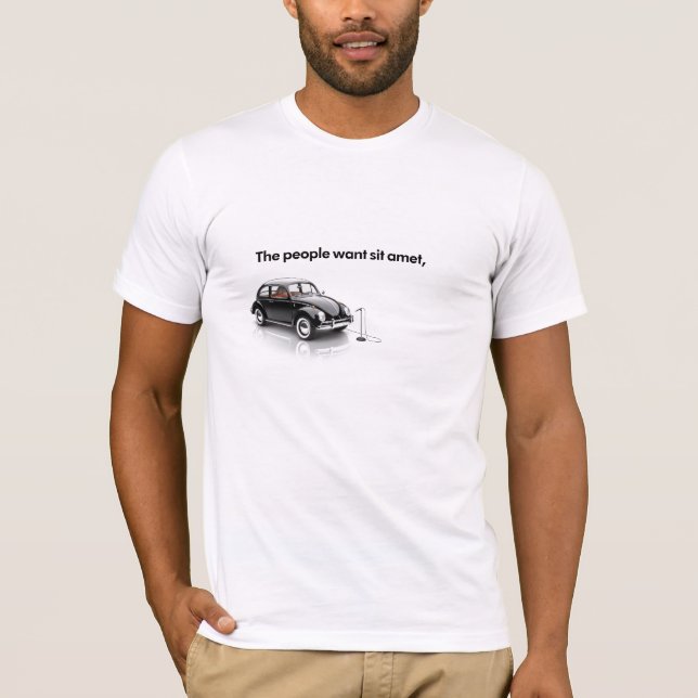 Plantilla de la camiseta - 1 línea (Anverso)