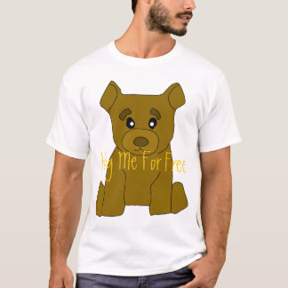 Plantilla de la camiseta del oso de Brown