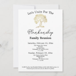 Plantilla de la familia de arte del árbol de oro R