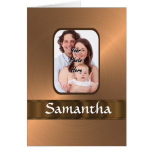 Plantilla de la foto coloreada del cobre