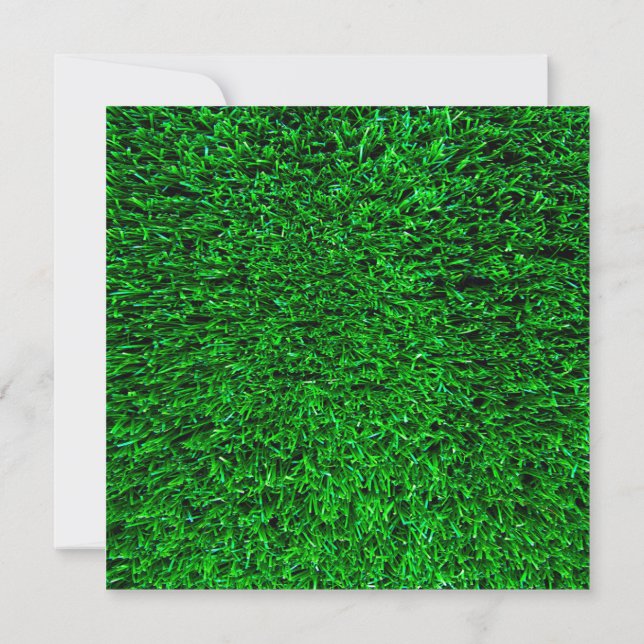 Plantilla de la hierba verde (Reverso)