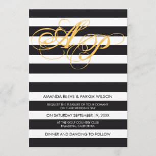 Plantilla de la invitación del boda de la raya