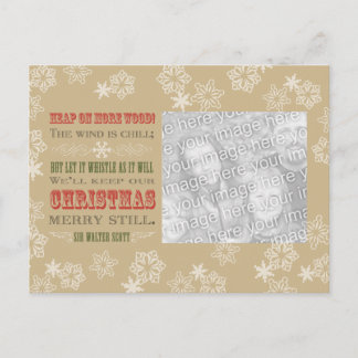 Plantilla de la postal del navidad