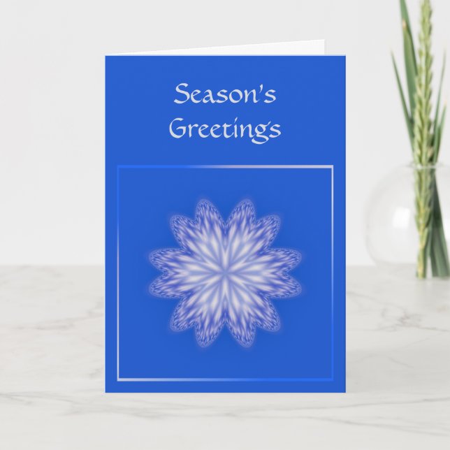 Plantilla de la tarjeta de felicitaciones de la (Anverso)