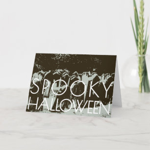 Plantilla de la tarjeta de Halloween de fantasía