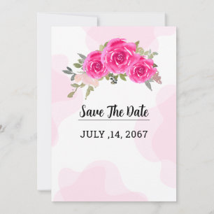 Plantilla de la tarjeta de invitación de belleza D