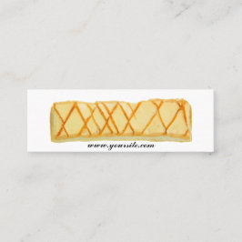 Plantilla de la tarjeta de visita de la panadería