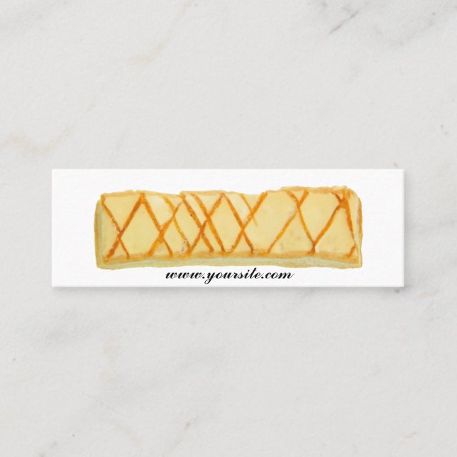 Plantilla de la tarjeta de visita de la panadería (Anverso)