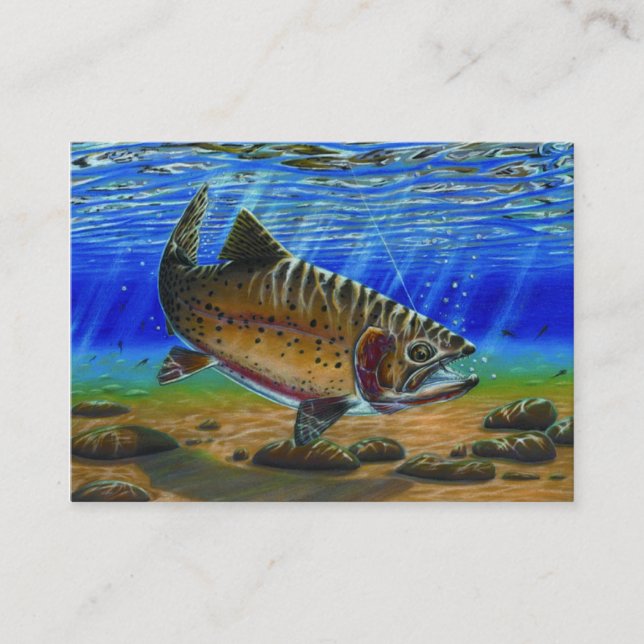 Plantilla de la tarjeta de visita de la TRUCHA (Anverso)