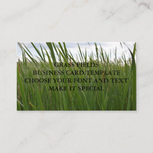 PLANTILLA DE LA TARJETA DE VISITA DE LOS CAMPOS DE