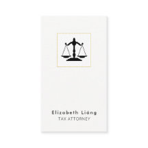 Plantilla de la tarjeta de visita del abogado