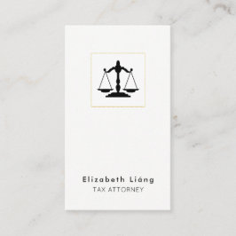 Plantilla de la tarjeta de visita del abogado