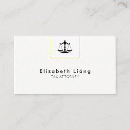 Plantilla de la tarjeta de visita del abogado