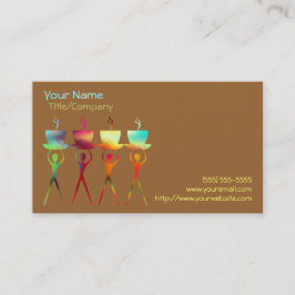 Plantilla de la tarjeta de visita del arco iris de