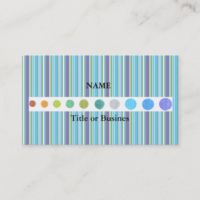 Plantilla de la tarjeta de visita del diseñador (Anverso)