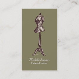 Plantilla de la tarjeta de visita del diseñador